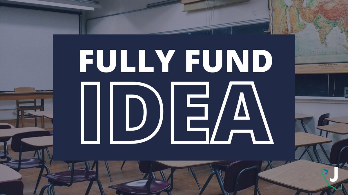 RepHuffman's tweet photo. Every single student – regardless of race, socioeconomic status, disability, you name it – deserves a full, quality education. 
My bill with @ChrisVanHollen will fully #FundIDEA so schools and students with disabilities have the support they need to thrive. https://t.co/qUYuBs933c