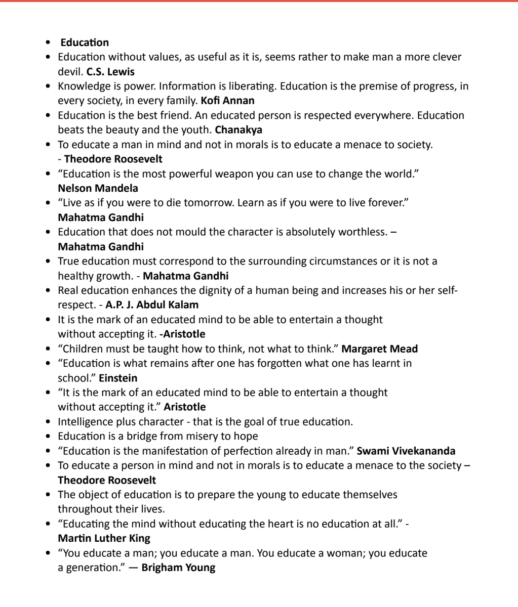 ✓ Important Quotes For UPSC Essay Paper A Thread 🧵 Download Full PDF From  Our Telegram Channel, Link In Bio 🚀, image size:1023x1200