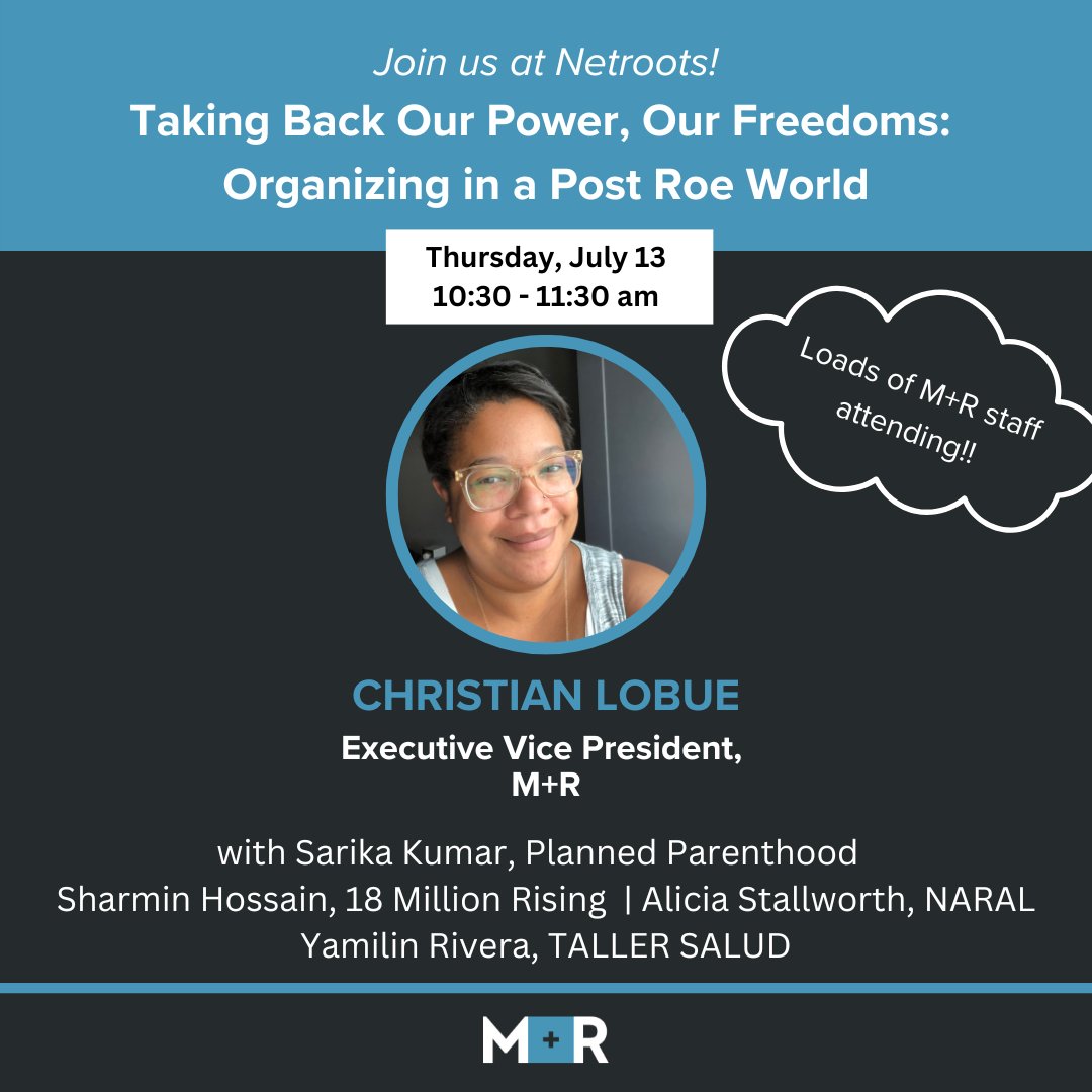 We'll be at Netroots! You, too? Say hi!