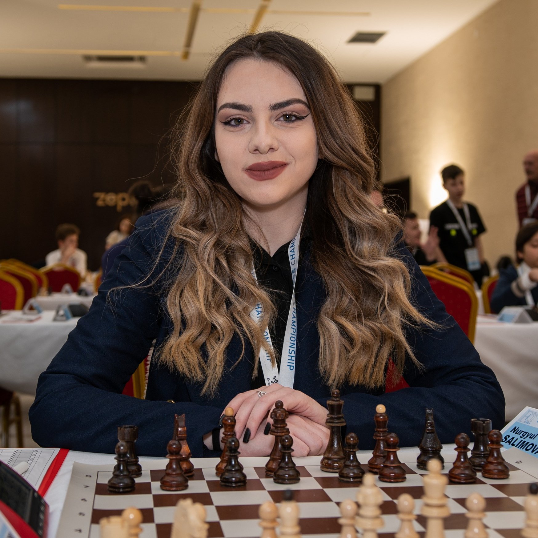 File:Nurgyul Salimova at the Chess Olympiad 2022 in Chennai.jpg - Wikimedia  Commons