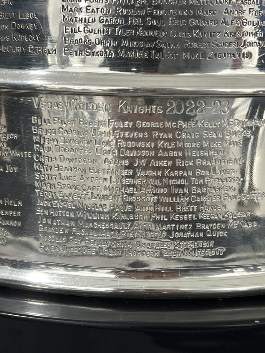 DMaetzMedia's tweet photo. The @StanleyCup is spending part of the day at the Chiller at Easton courtesy of @GoldenKnights assistant coach Misha Donskov. So fitting as Misha’s father Paul and Donskov Hockey have been vital to hockey’s growth in Columbus. Great to see the Cup chillin’ here. #NHL https://t.co/B4HaOSivCH