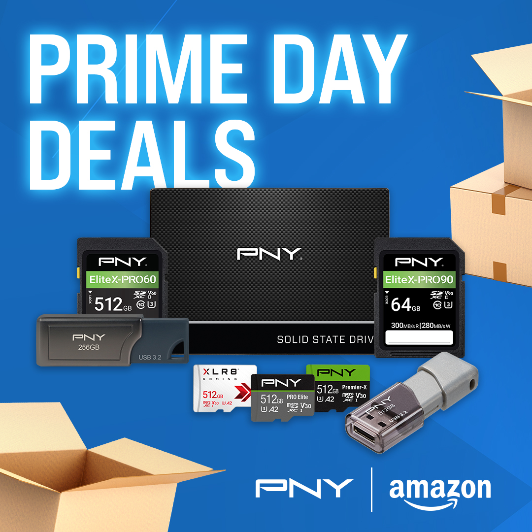 🌈Amazon Prime Day has arrived! 📦
amzn.to/44BmHiM
Don't miss your chance to score incredible savings on select storage solutions.
Upgrade your storage game with epic discounts on SD and microSD flash cards, USB flash drives, SSDs and more! #amazon #primeday #primedaydeal
