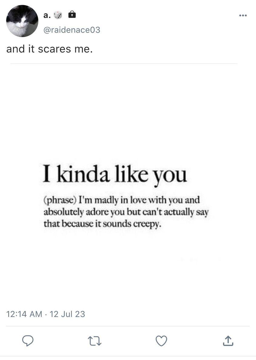 kkulvey's tweet photo. backburner. | a filo #yoonmin au

i don't like you. or that's what i like to tell myself because i'm afraid of how much i am willing to offer just so you could say you like me too. https://t.co/IRRVB6QPHm
