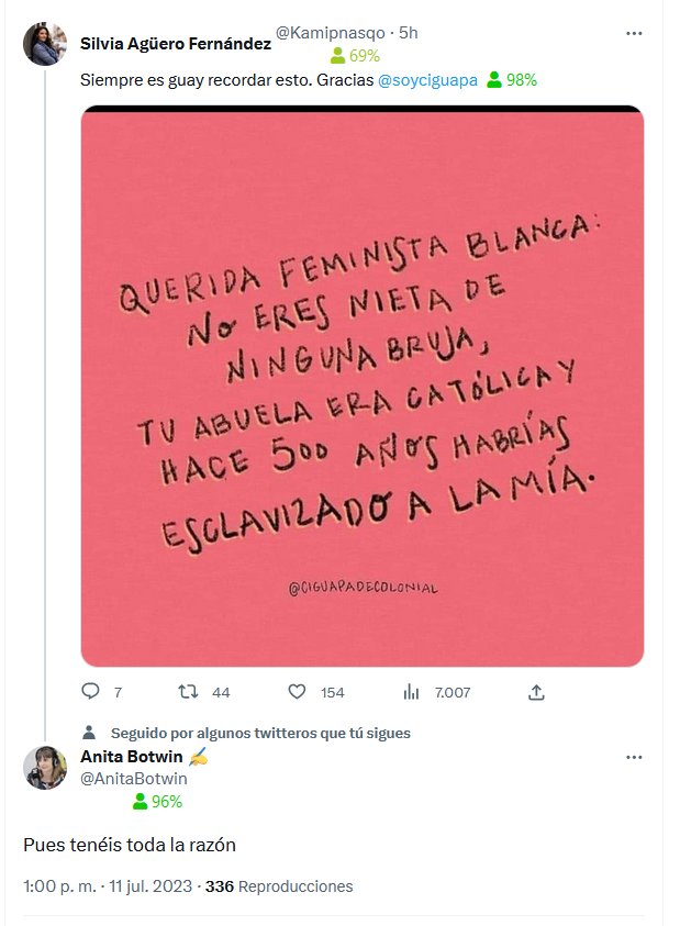 Eremitricked's tweet photo. Robo esta imagen que ha compartido un tío para recordar este bonito momento de ignorancia tan pedagógico. Señoras que se venden por maquillaje al patriarcado con miles de ignorantes predispuestos a elevarlas con su tokenismo.

Las brujas quemadas eran mayormente europeas, sí. + https://t.co/5v1wY4j3LD