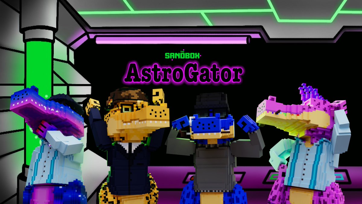 Join the <a href="/astrogator_fam/">AstroGator Fam</a> on the adventures into The Sandbox! 🐊 Bridge yours from tomorrow!