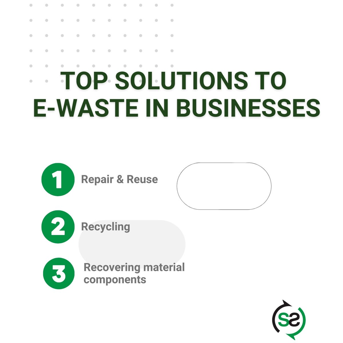 I mean, come on! No one cherishes handling all of your company's electronic waste! You won't even need to move a muscle with our sustainable method for solving your e-waste disposal issues.