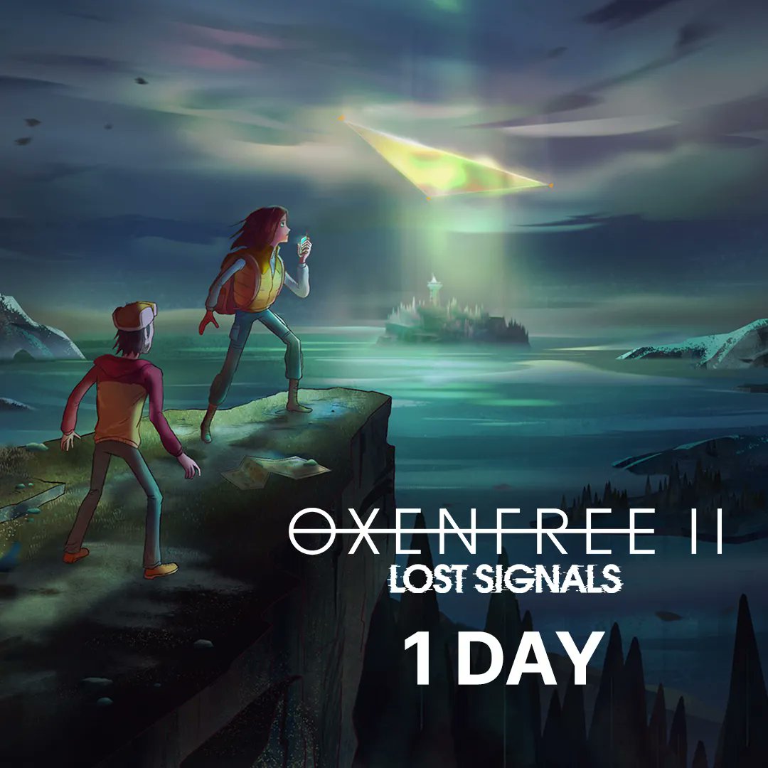 nightschoolers's tweet image. 1. Day. Until. OXENFREE II: Lost Signals.