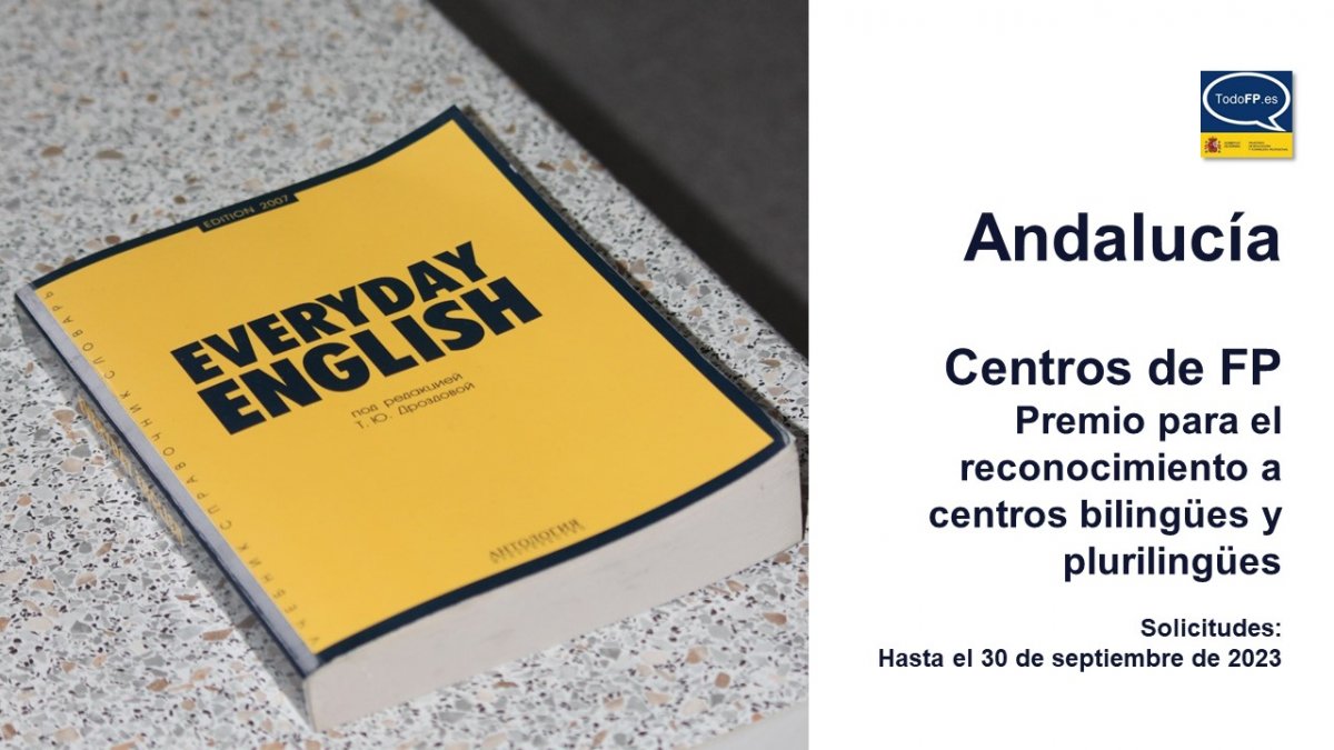 todofp's tweet photo. 📢 #FPAndalucía
Premios #centrosFP
que desarollen actuaciones que fomenten las lenguas extranjeras
🔴 Solicitudes: hasta el 30 de septiembre de 2023
#TodoFP #YoSoyFP
🔎 https://t.co/xInupLc1Gw https://t.co/3TIi1RShCv