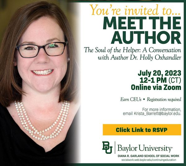 Join us next Thursday from 12-1p CT for this free webinar (CEUs are available), hosted by <a href="/Baylor_SSW/">Baylor Social Work</a>!

Register here: www1.baylor.edu/ers/register.a…

#socialwork #mentalhealth #spirituality #baylor #selfcare