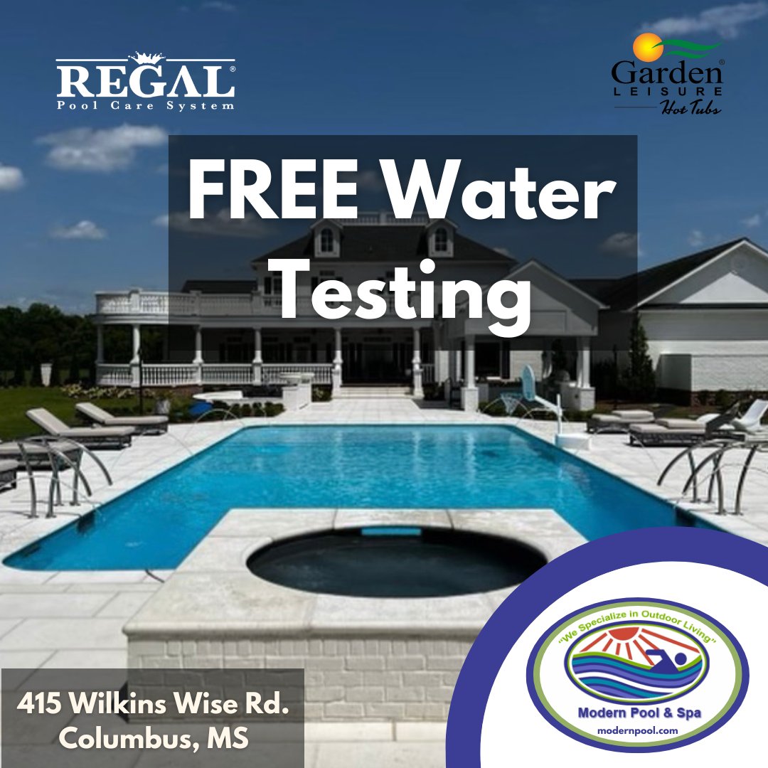 Modernpool's tweet photo. Unsure what chemicals you need to put in your pool to keep you afloat this summer? ☀️ We will test your pool water completely FREE and suggest what chemicals you need!

415 Wilkins Wise Rd., Columbus, MS

#modernpool #water #analysis #poolchemicals #pools #swimming #regal https://t.co/NUnXljYvkD