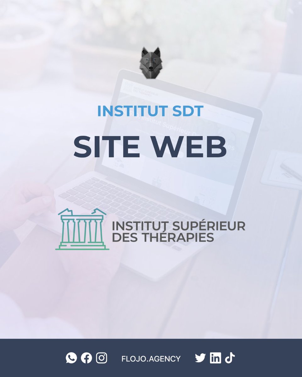 Studjoow's tweet photo. Découvrez l'Institut Supérieur des Thérapies, une référence en matière de formation et de recherche dans le domaine des thérapies. 
Nous sommes fiers d'avoir créé leur site #web, offrant ainsi une plateforme moderne et intuitive pour explorer leur expertise. https://t.co/Q4MIQkE1yk