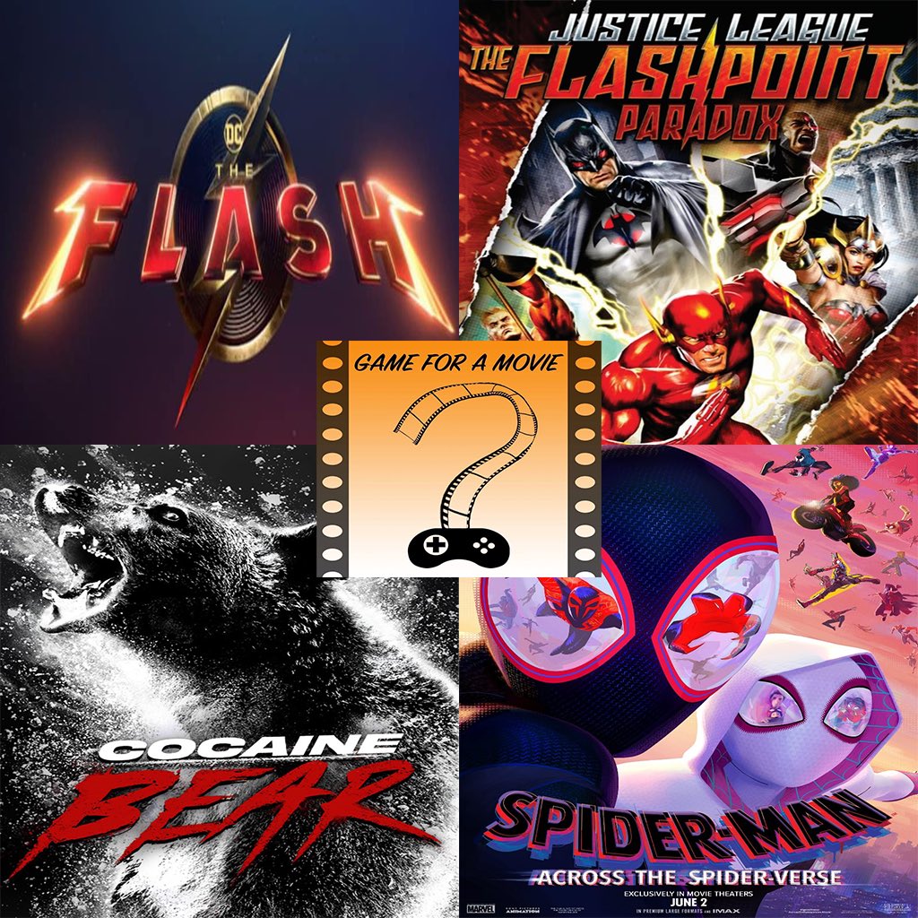 Brand new episode! Mike covers The Flash along with The Flashpoint Paradox to save the timeline. Andre and Jill sniff up a good time with Cocaine Bear. And all three take us Across the Spider-verse. Link in bio! #GFAM #Podcast
