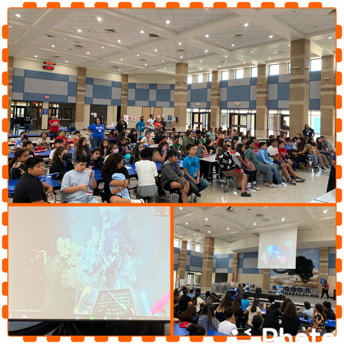 BeckyZalesnik's tweet photo. Lookout 👀 we are going Live w the crew of the @EVNautilus in the Pacific Ocean to learn about underwater volcanoes —@SheldonSTEM Summer Camp! @KMS_Panthers @SuperStallions @SheldonISD #RealCool😎 https://t.co/23wroELoLu