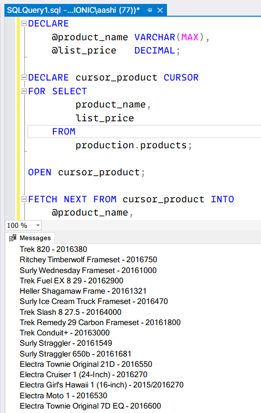 aa_sh_is_h's tweet image. [D41/60]
Stored Procedure:
- Cursor: An object that enables traversal over the rows of a result set. It allows you to process individual row returned by a query
#60DaysOfLearning2023
#LearningWithLeapfrog
#LSPPD41