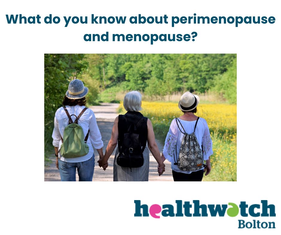 What do you know about #perimenopause and #menopause? We’d like to hear about your thoughts about information and your experiences of support. Take a moment to tell us your views: surveymonkey.co.uk/r/3KB6DR2