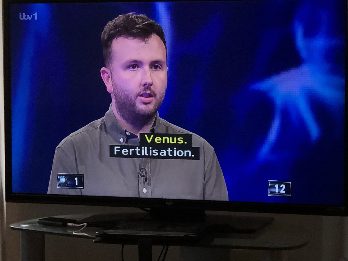 TipPointFails's tweet photo. Question - the medical abbreviation IVF stands for βin vitroβ what?
Correct Answer - Fertilisation
Answer Given - Venus ππ
#tippingpoint #tippingpointfails https://t.co/URLe7q79aF