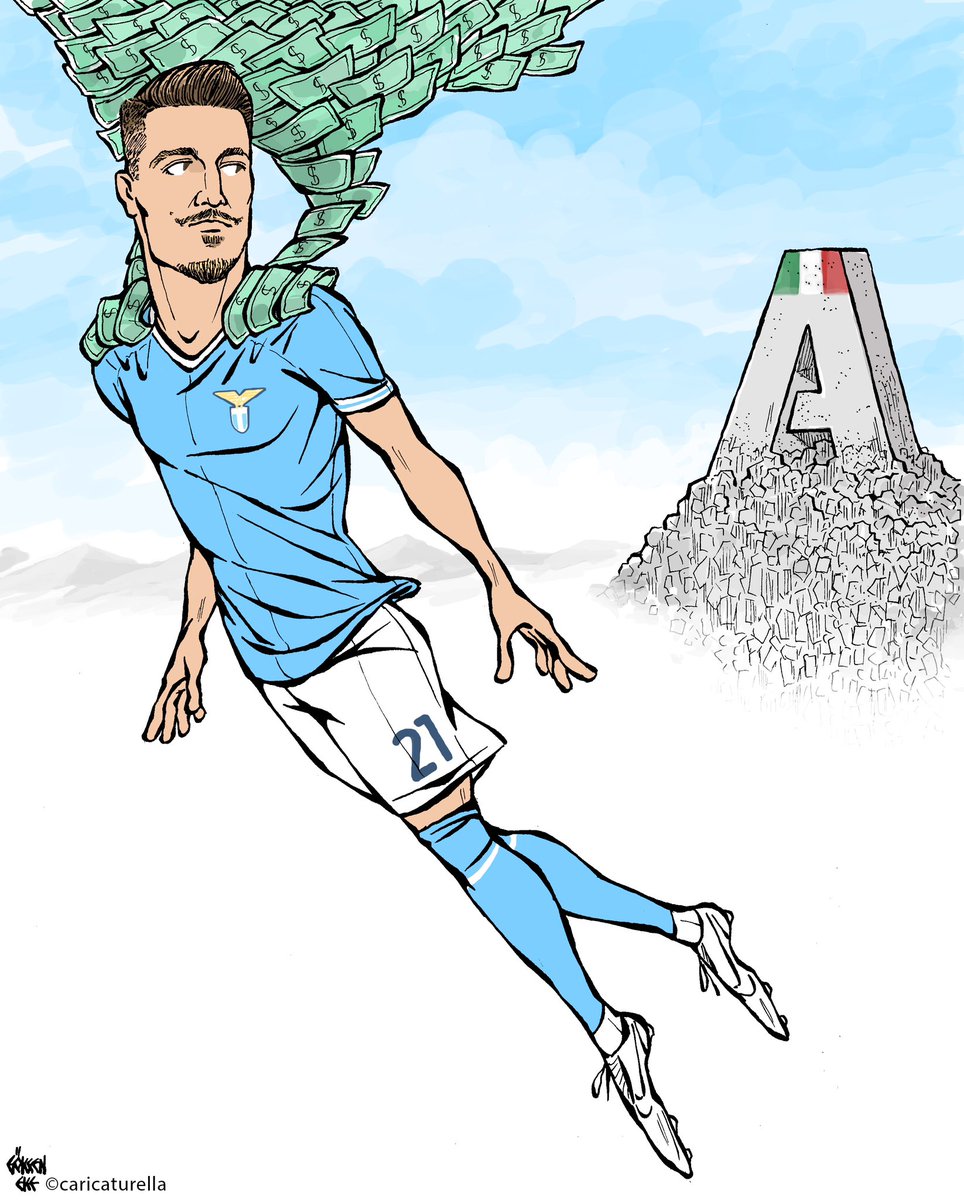 •pecc𝗔to… #MilinkovicSavic #Milinkovic #SergejMilinkovicSavic #Sergente #Lazio #Calciomercato #Transfers #SerieA #Calcio #Italia • caricaturella.com