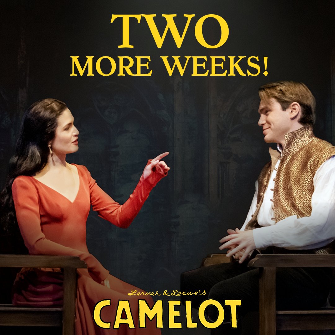 You have just TWO weeks to visit #CamelotBway @LCTheater before the final performance on July 23! Don’t miss out: CamelotBway.com