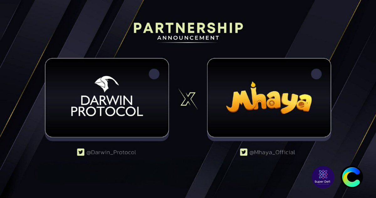 SuperDefi (@superdefi_dao) on Twitter photo 📣 Exciting news! 🚀
Thrilled to announce the partnership between <a href="/Darwin_Protocol/">Darwin Protocol</a> and <a href="/Mhaya_Official/">BOSS GO! Monopoly</a>, with the support of <a href="/coincurt/">Coincurt</a> and @SuperDeFi_dao! 🤝🎉
<a href="/Darwin_Protocol/">Darwin Protocol</a> is the introduction of a multi-chain decentralized exchange (DEX) that allows the automatic 📣 Exciting news! 🚀
Thrilled to announce the partnership between <a href="/Darwin_Protocol/">Darwin Protocol</a> and <a href="/Mhaya_Official/">BOSS GO! Monopoly</a>, with the support of <a href="/coincurt/">Coincurt</a> and @SuperDeFi_dao! 🤝🎉
<a href="/Darwin_Protocol/">Darwin Protocol</a> is the introduction of a multi-chain decentralized exchange (DEX) that allows the automatic