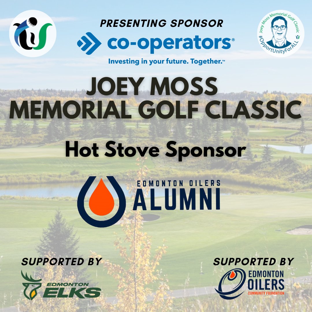 We're pumped to have <a href="/EdmontonOilers/">Edmonton Oilers</a> Alumni join us as the Hot Stove Sponsor at the Joey Moss Memorial Golf Classic! 🏌️‍♂️🏒 Show your support for a great cause and come golf with the legendary Oilers Alumni! 🤩 #joeymoss #joeymossgolfclassic #oilersalumni #golfforjoey #golfforwinn