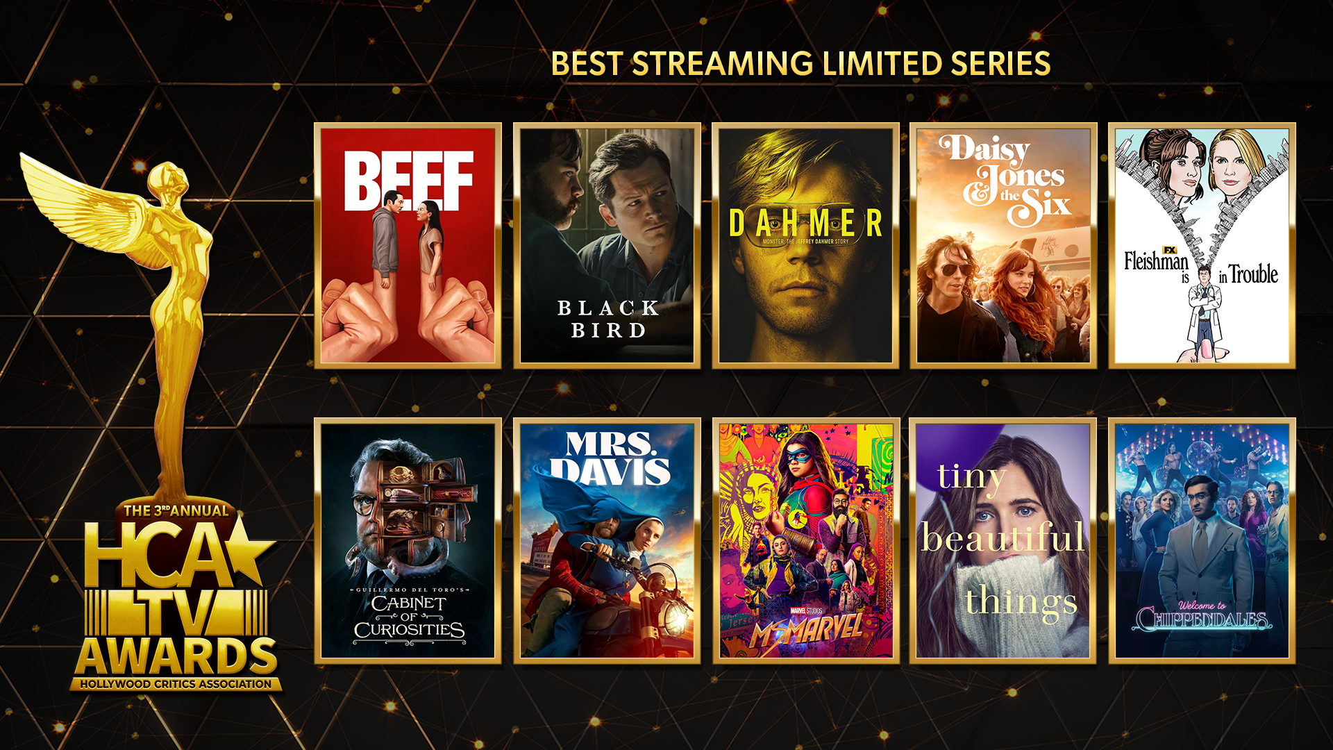 Hollywood Critics Awards on Twitter "The 2023 HCA TV Awards nominees