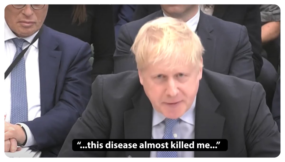 "....this disease almost killed me..."

No, it didn't. 

We have the evidence and we're exposing this lie for all to see in detail in our documentary film. He played 70 million people.

The #BorisJohnsonphone issue may be related to this, let's see.

Crowdfund us now, we need you