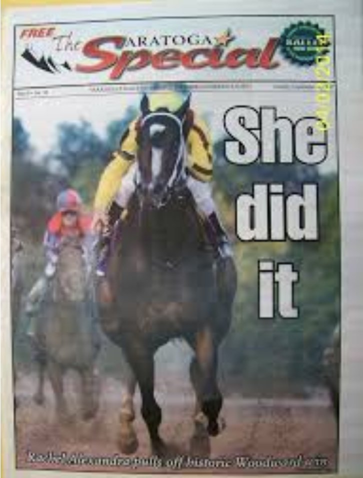 There have been MANY amazing front covers of the @saratogaspecial but this has to be the best right?