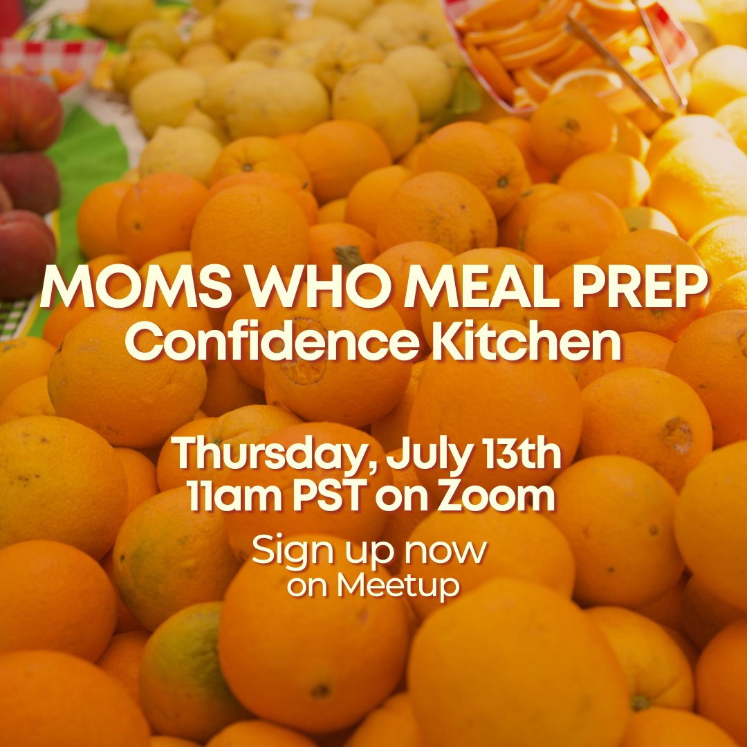 ask_oli_ai's tweet image. Don’t forget to sign up for our Moms Who Meal Prep: Confidence Kitchen Forum this Thursday, July 13th at 11am PST! Connect with others and try something new: meetup.com/momswhomealpre… 🍋

#mealprep #mealprepinspo #momswhomealprep #meetup #food #webinar #lifeschool #cooking