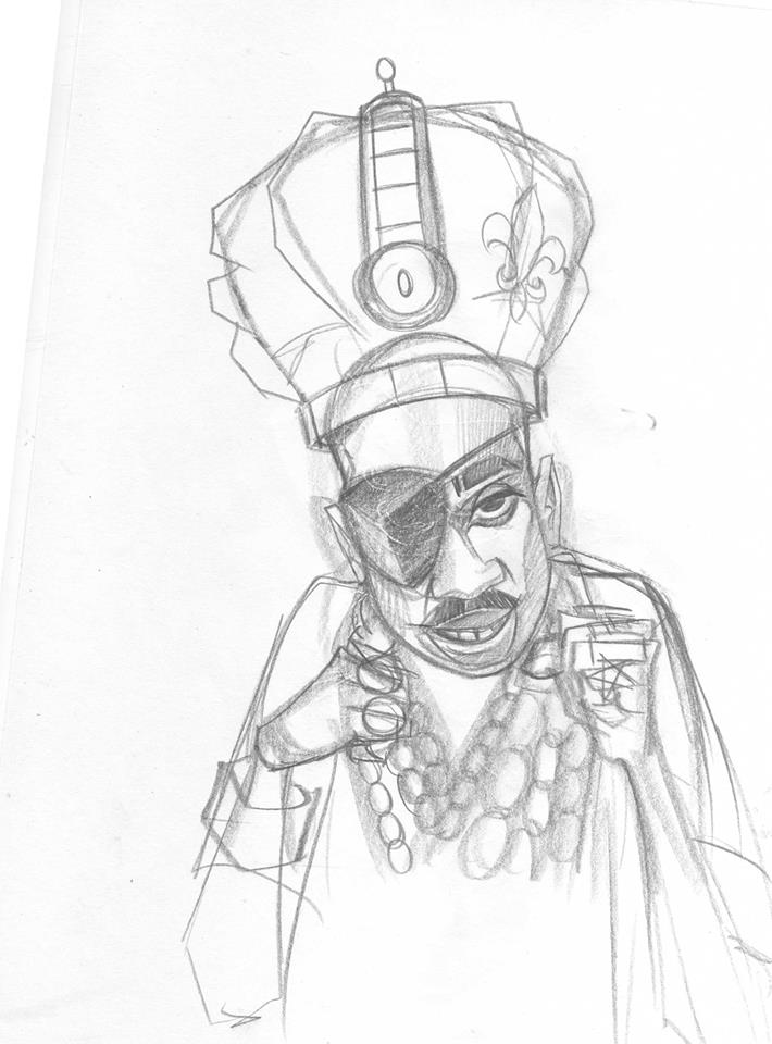 DedosTheNomad's tweet image. Some prelim sketches of classic Hip Hop artists I admired during my upbringing. #djkoolherc #slickrick #bigdaddykane  #llcoolj #dedosart