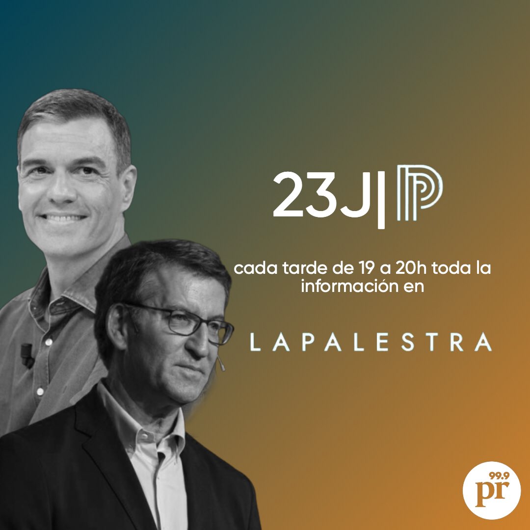 🙋🏼Arranca en directo #LaPalestra
🎙️Analizamos el debate de ayer con <a href="/JosecaArnau/">Joseca</a>
☎️ Conectamos contigo a través del 693460489
📻 999plazaradio.es