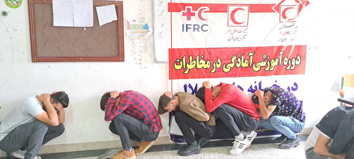 fakoormr's tweet photo. #community_based preparedness &amp; basic #disaster_response training supported by @IFRC_DREF in #Khoy city, #Urumia province.
160 attendees from #Helal_House in Ghatoor district and #Makhin village. @ifrc hand n hand w @Iranian_RCS to promote people centered resiliency. https://t.co/izWjGLPdVT