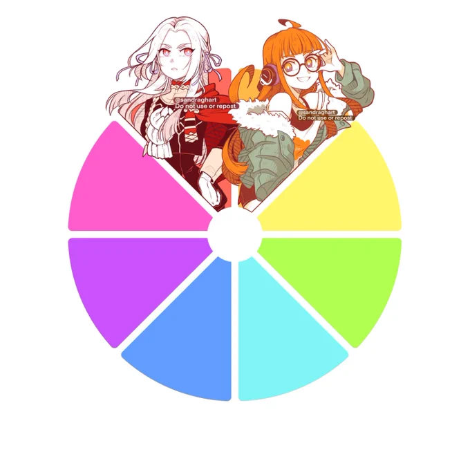  Futaba for orange!  Now it's lemon time! Gimme yellow characters 