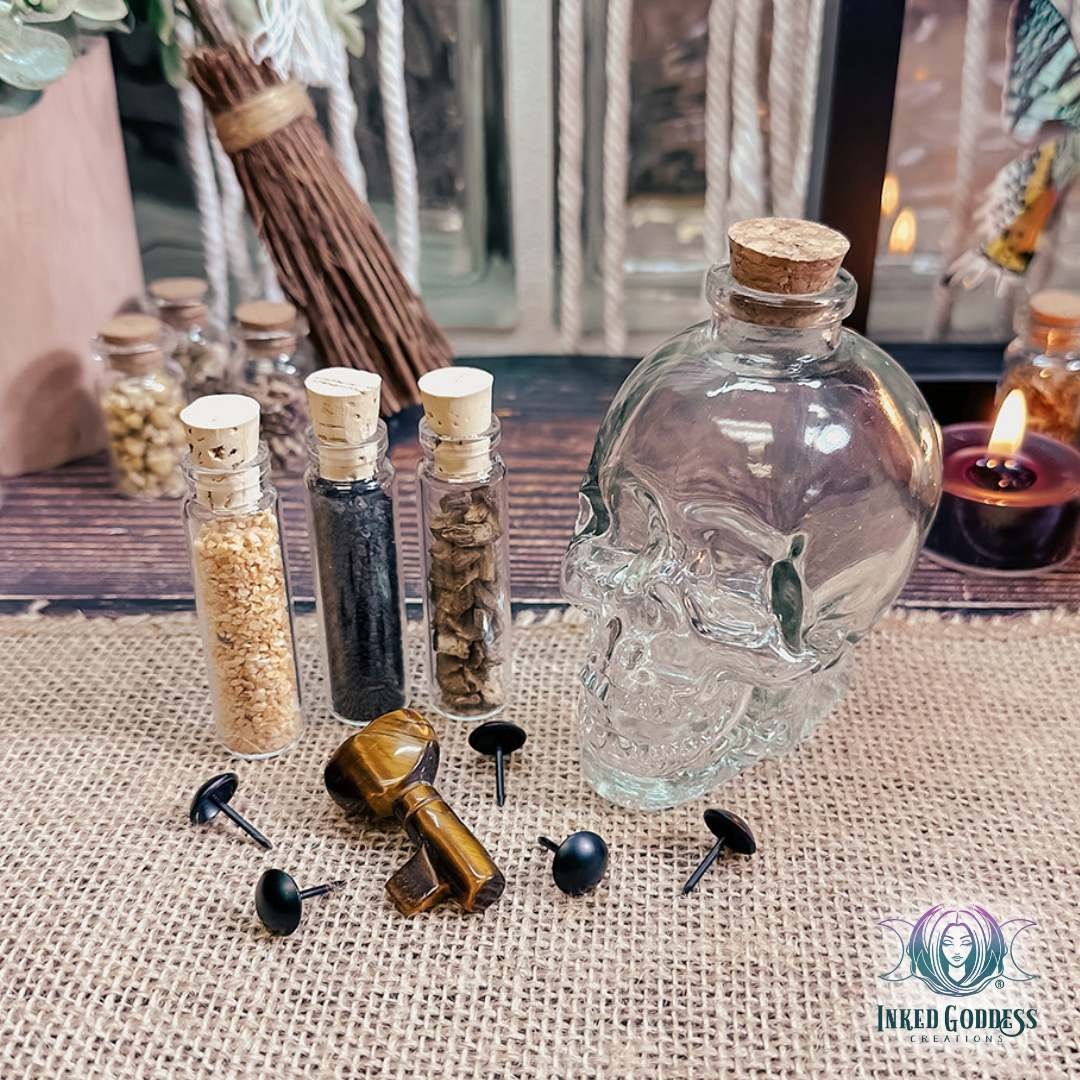 inkedgoddesshop's tweet image. Sneak peek into August's "Don't Eff with a Witch" IGC Box! We're supplying witches with some unique tools this month to practice protection magick. ⁠
⁠
Ordering is open, and boxes ship on August 4th!
⁠
#InkedGoddessBox #ProtectionMagick
bit.ly/3O9BTyj