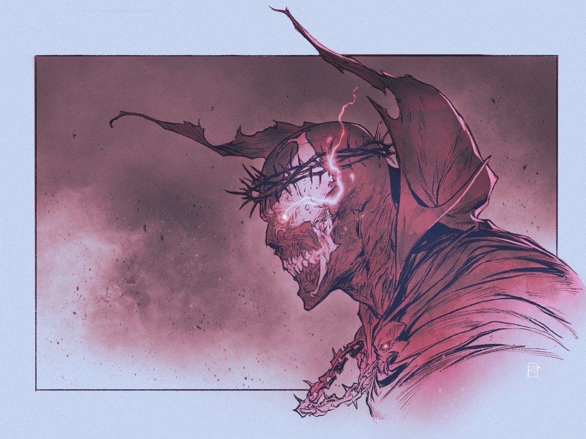 King Spawn sketch on procreate 👍 #Spawn #kingspawn #imagecomics