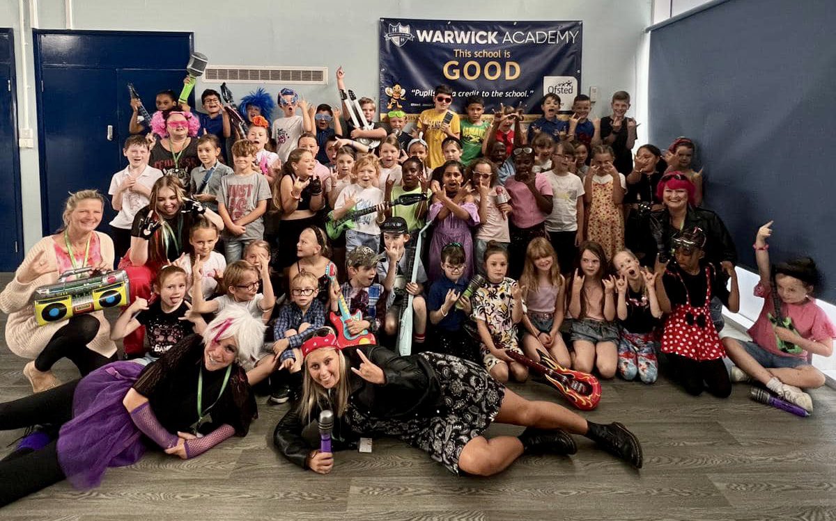 The Year 3 and 4 Team had a fantastic time yesterday celebrating all their hard work and success with their times tables using <a href="/TTRockStars/">Times Tables Rock Stars</a>! 🎸They looked absolutely amazing and had a rocking time!! <a href="/EH1_2/">Emily</a> <a href="/missk_reynolds/">Mrs K Reynolds</a> <a href="/KRidnell/">Katie Ridnell</a> #YourChildOurPriority #TeamWarwick #TTRockStars