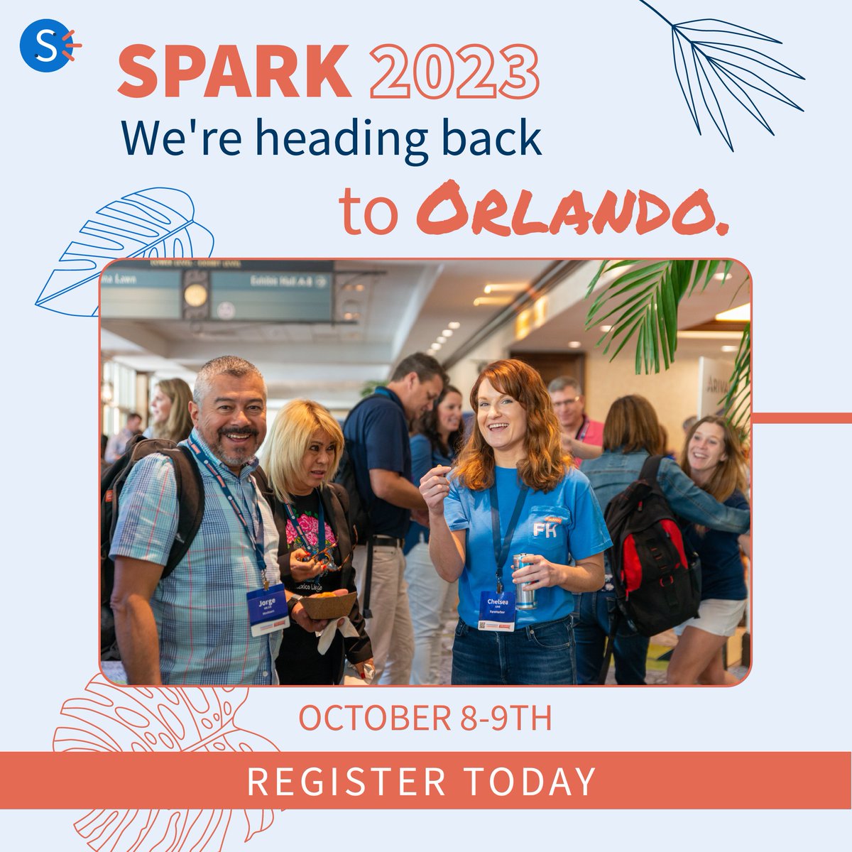 FareHarbor's tweet image. FareHarbor Spark is going to Orlando, FL, this October, and we hope to see you there! We can&apos;t share all the exciting details yet... but you can read more about FareHarbor Spark in our recent blog: fareharbor.com/blog/biggest-e…

#fhspark #spark #orlando #tourism #conference