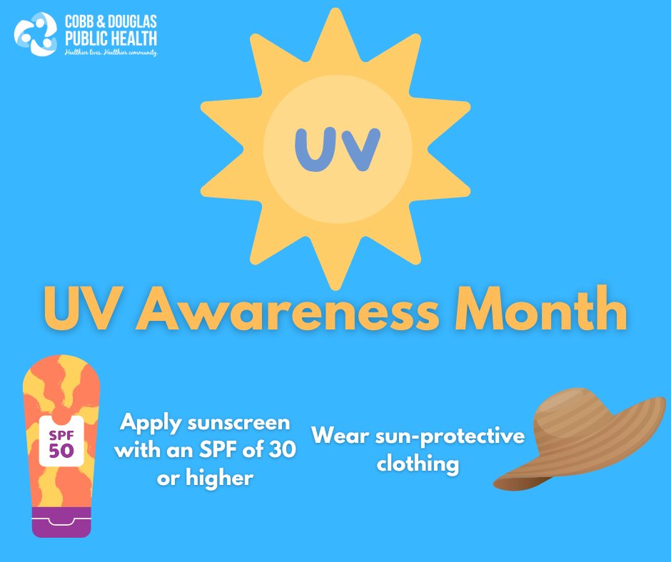 C&D Public Health on Twitter "July is UV Awareness Month. UV