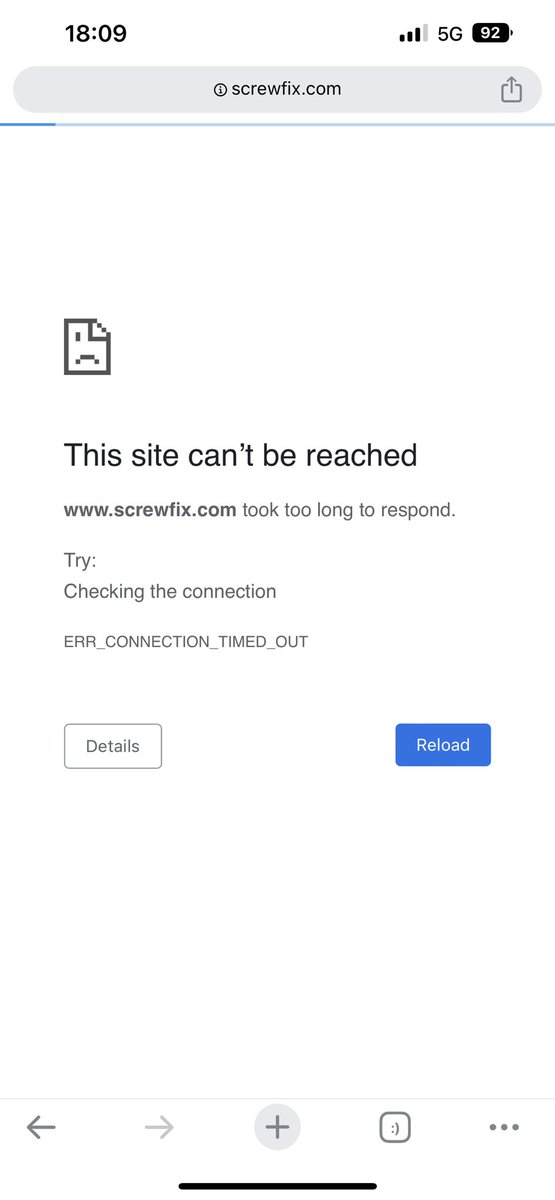 EcomFTTP's tweet image. Yet again @Screwfix missing out on an order because @ThreeUK seem to randomly block your website :(