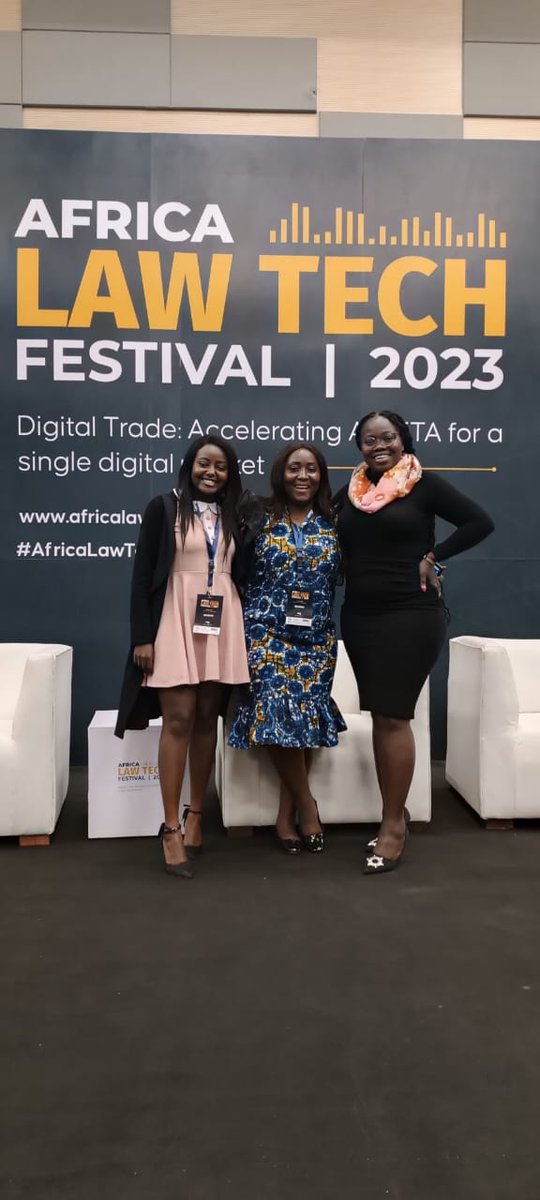 #ALTF2023 Glad to have met the faces behind Atanga IP from Cameroon. The festival has brought Africa together to forge better alliances and promote Digital Trade. @VallarieYiega #AfricaLawTech #DigitalTrade @Africaigf @AfricaLawTech @BonyoLinda (wow🥳🥳😅)