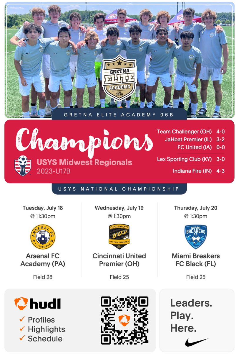 Gretna Elite Academy 05/06 Boys ECNL tweet media