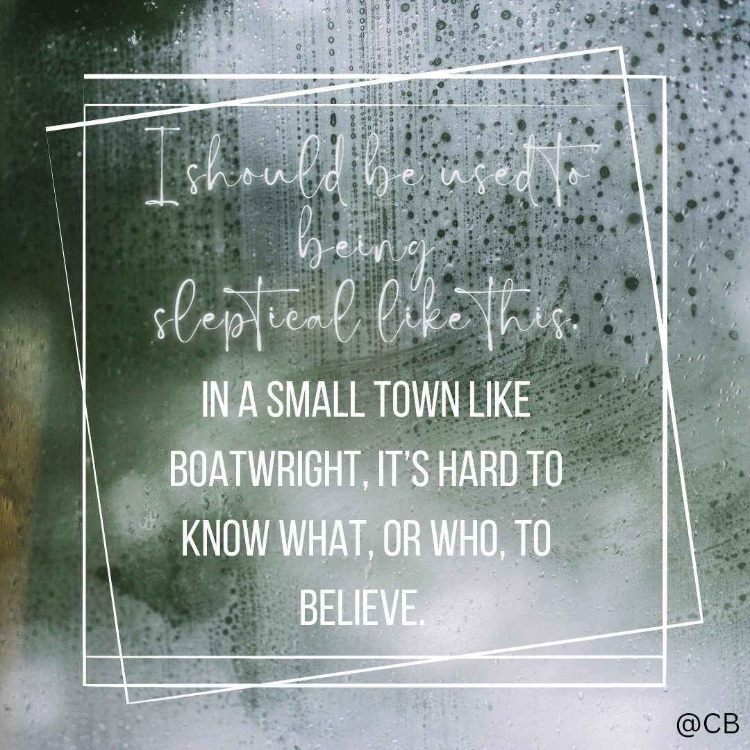 In a small town like Boatwright, it's always a good idea to be skeptical...

#lakescapedreams #rewrite #mermaid #mermaidvibes #mythicalcreatures #fatedmates #fatedmatesromance #grumpyandsunshine #paranormalromance #underthesea #urbanfantasy #fantasybooks #fantasy #smalltown