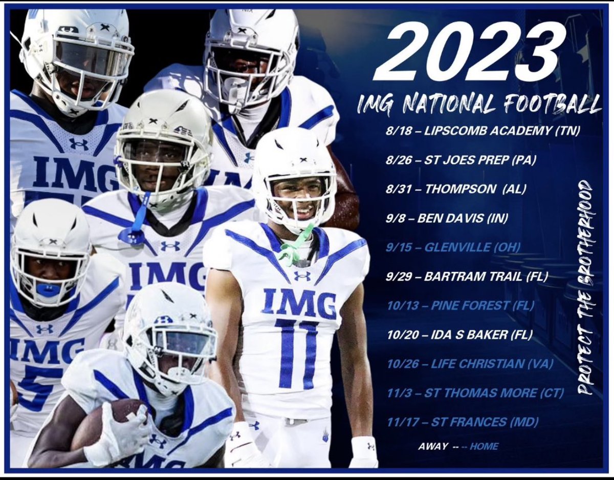 AjMarks_1's tweet image. After careful consideration with my family, I’ll be enrolling at @IMGAFootball to continue to excel academically, in football &amp;amp; track &amp;amp; field🔒 

@TheD_Zone @MIexposure @PrepRedzoneMI @agency_met @MaxPreps @TopPreps @BALLERSCHOICE1 @CamNewton7v7 @MohrRecruiting @EdOBrienCFB