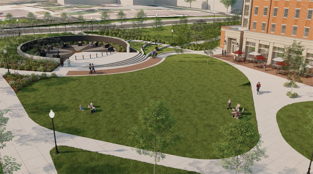 MSU_Foundation's tweet photo. As MSU continues to grow, planning is underway for a new NPHC plaza near the heart of campus! 🐶

You can help jump-start the project that will provide historically Black Greek-letter organizations with a space for reunions, tailgates and more.

🔗 https://t.co/vpPfbW8ha0 https://t.co/NTLQZyNioX