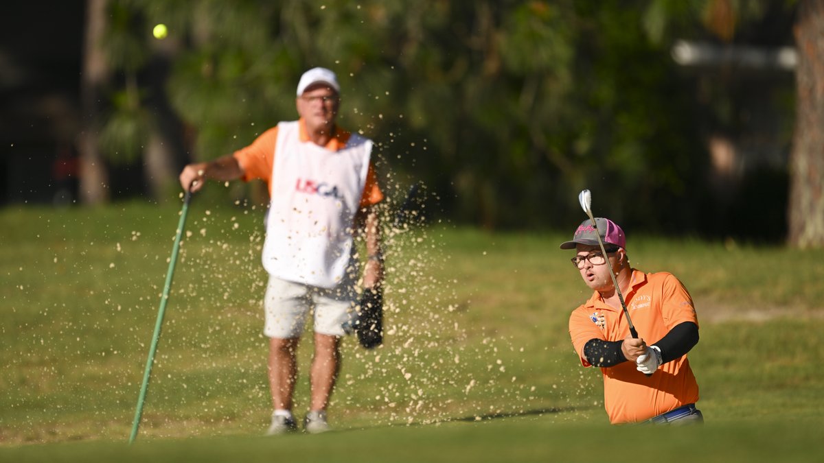 USGA's tweet image. Tuesday at the Cradle of American Golf ⛳️

#USAdaptiveOpen