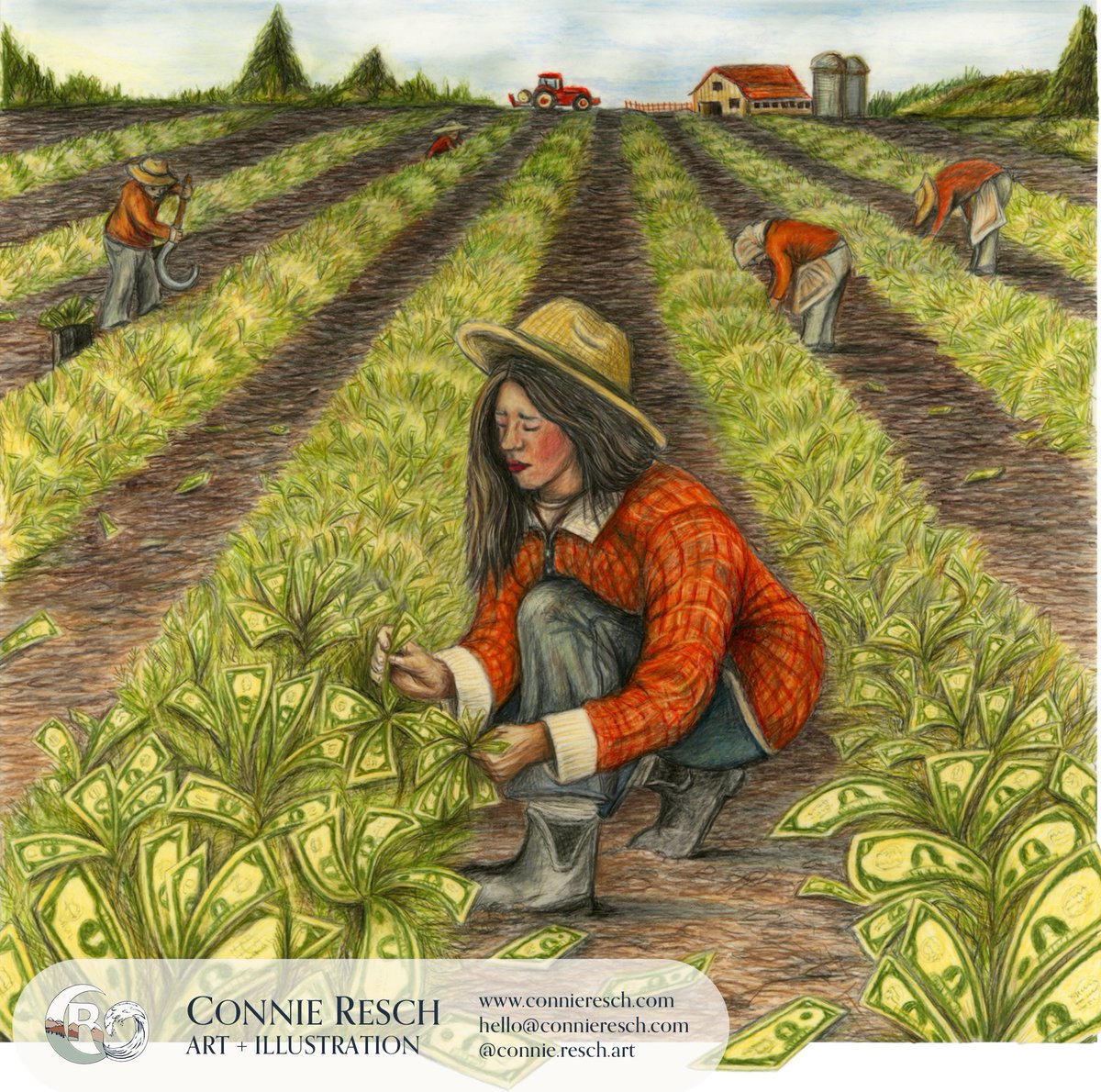 ConnieResch's tweet photo. Hi #PortfolioDay! I'm Connie, an artist based near Seattle. I do traditional &amp; digital art in editorial, books, games, products etc. I love nature-related themes, kid lit, educational, non-fiction, and natural science. I also enjoy portraiture &amp; animation: https://t.co/UwxnjAjTvm https://t.co/ODH35E1JoR