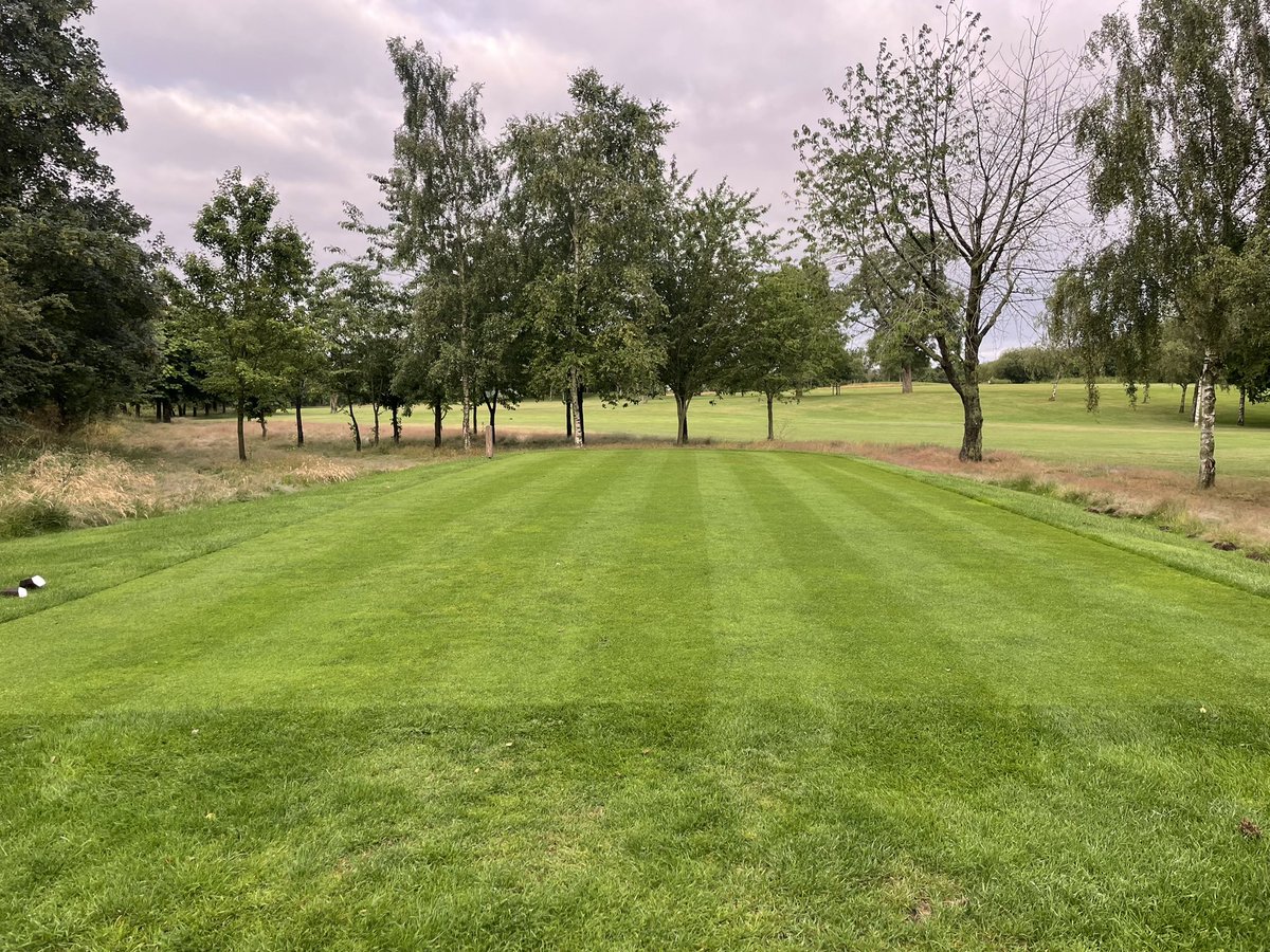 GolfLutterwort1's tweet photo. Great morning having a demo with this mower on the tees. Great tight cut on the tees. https://t.co/mLt0ffX5NH