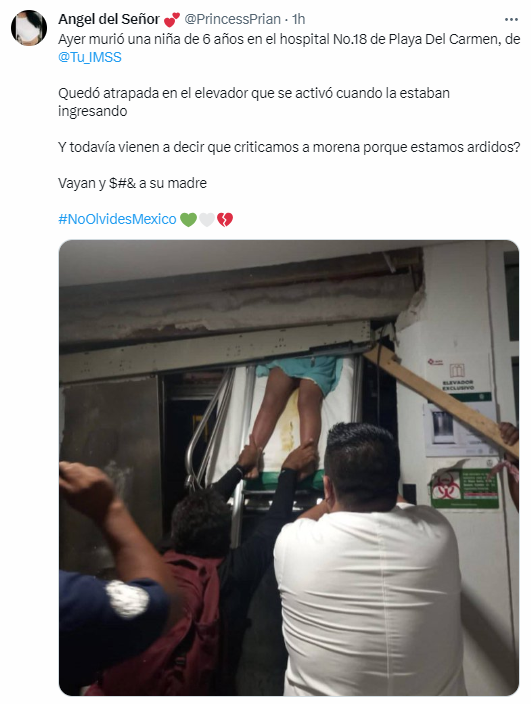 <a href="/GobiernoMX/">Gobierno de México</a> No hay que olvidar que este es un desgobierno negligente que lleva mas de 160mil asesinatos, mas de 600mil muertos por COVID, mas de 4500 niños y niñas que han fallecido por falta de tratamientos oncologicos, y la lista sigue aumentando.

Por negligencia y comprar votos y no dar