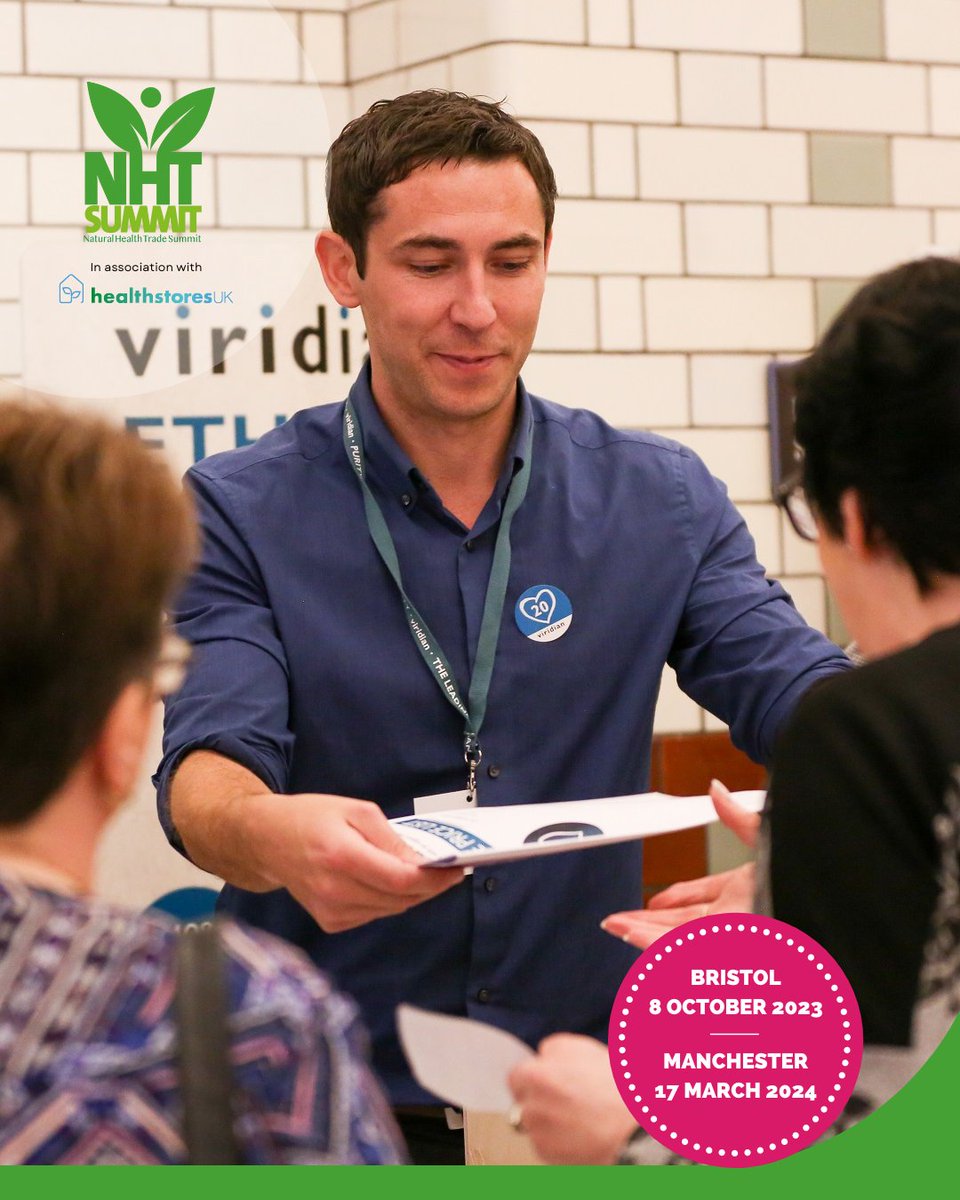 Are you looking for new stockists? The <a href="/nhtsummit/">Natural Health Trade Summit</a> is your opportunity to meet independent health food retailers &amp; distributors from across the UK. Exhibitor bookings are open for Manchester &amp; last chance to book Bristol, so don't delay! Contact Ruth.gilmour@targetpublishing.com