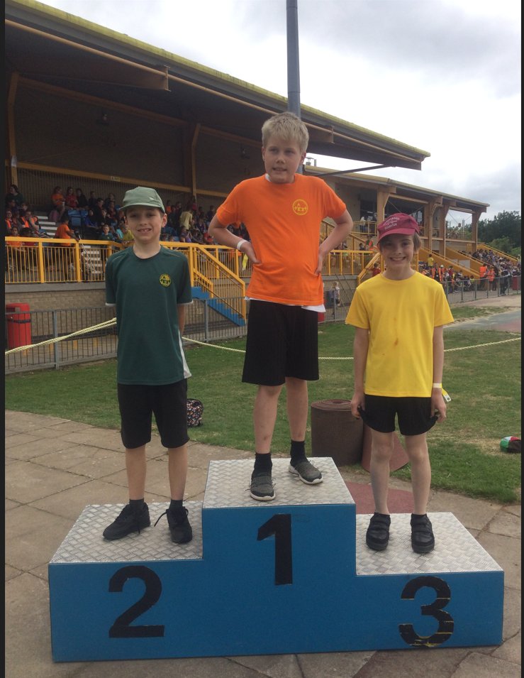 Sports Day Podium for Year 5