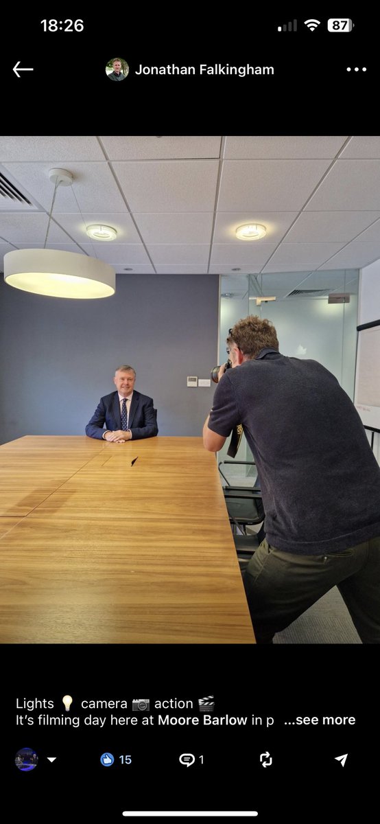 trevorsterl's tweet photo. A day in the office - filming with Helen Goatley and David Foster for the University of Law . Inspiring the next generation:) #MooreBarlow #BeTheLadder https://t.co/zJKyfXWVSq